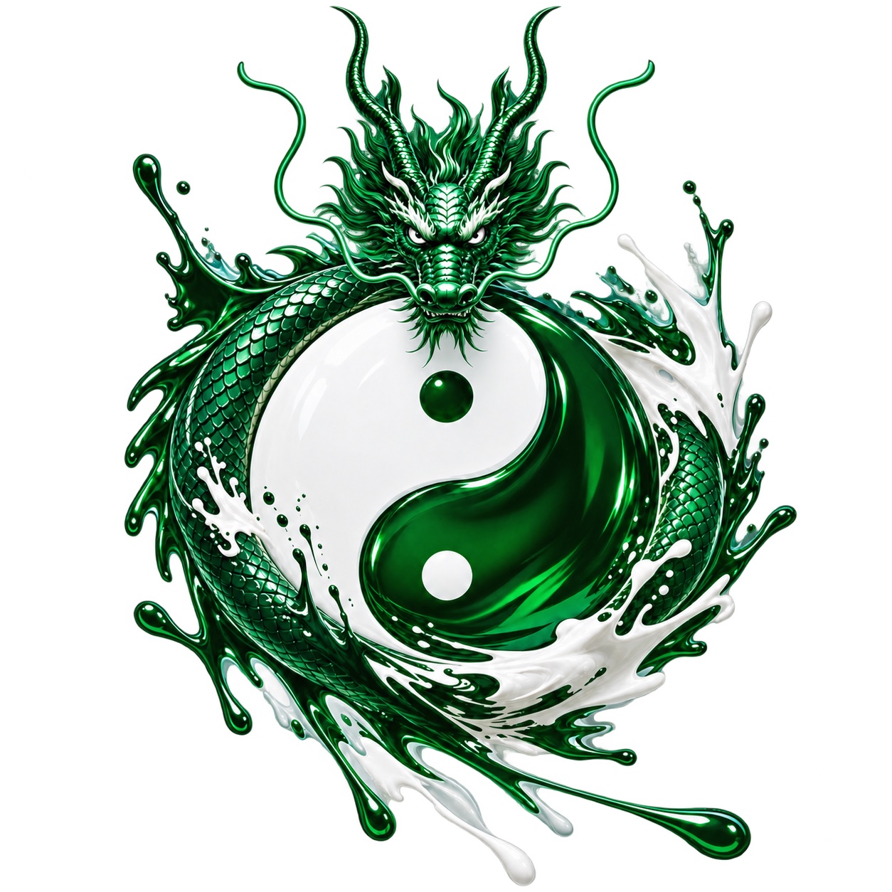 Logo rồng xanh Huyền Chân Quán